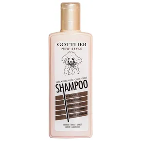 Szampon Gottlieb Pudel 300ml - dla pudli morelowy z olejkiem makadamowym